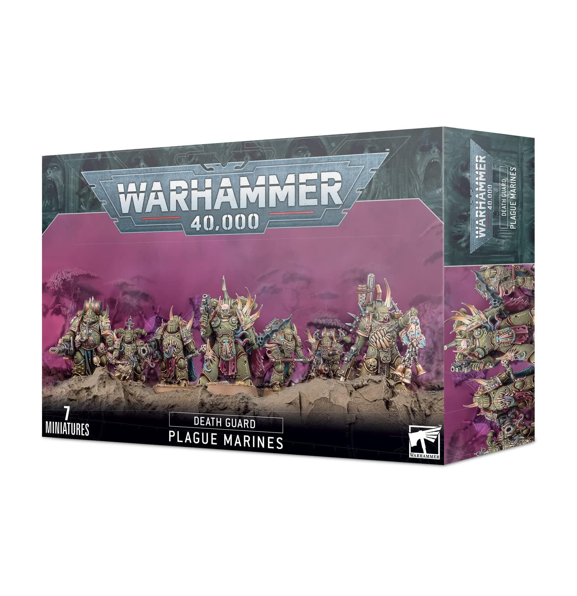 Games Workshop Warhammer 40K: Chaos Space Marine Death Guard Plague Marines - Lost City Toys