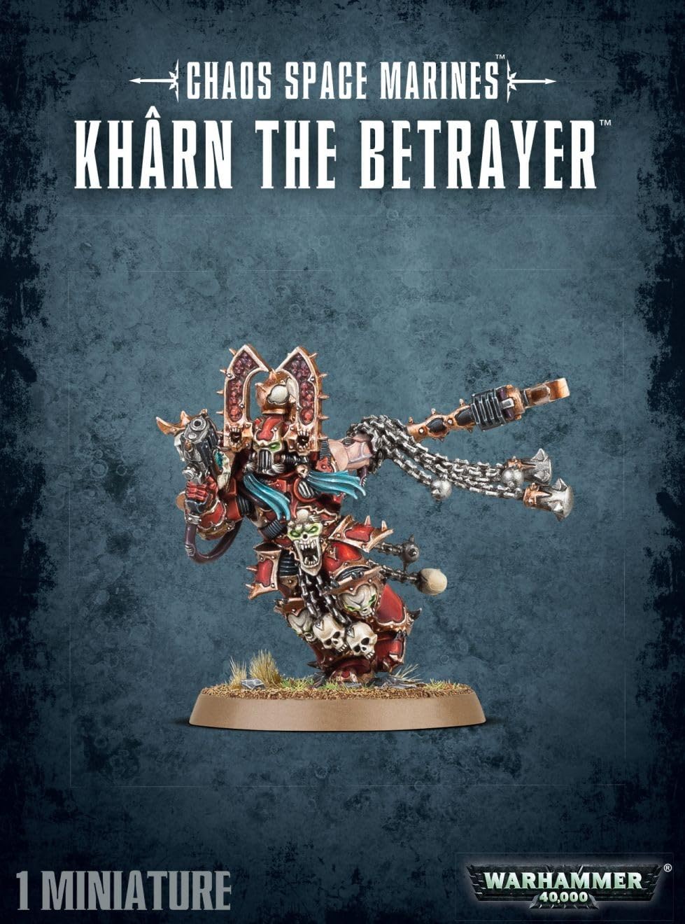 Games Workshop Warhammer 40K: Chaos Space Marine Kharn the Betrayer - Lost City Toys