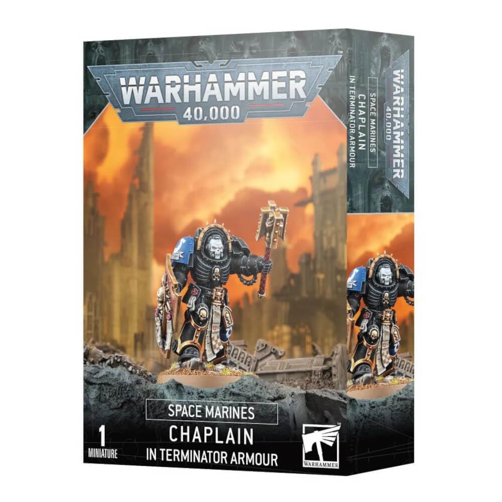 Games Workshop Warhammer 40K: Space Marines - Chaplain in Terminator Armour - Lost City Toys