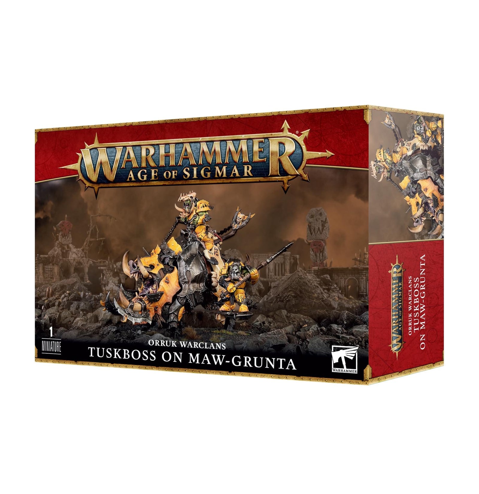 Games Workshop Warhammer Age of Sigmar: Orruk Warclans - Tuskboss on Maw - Grunta - Lost City Toys