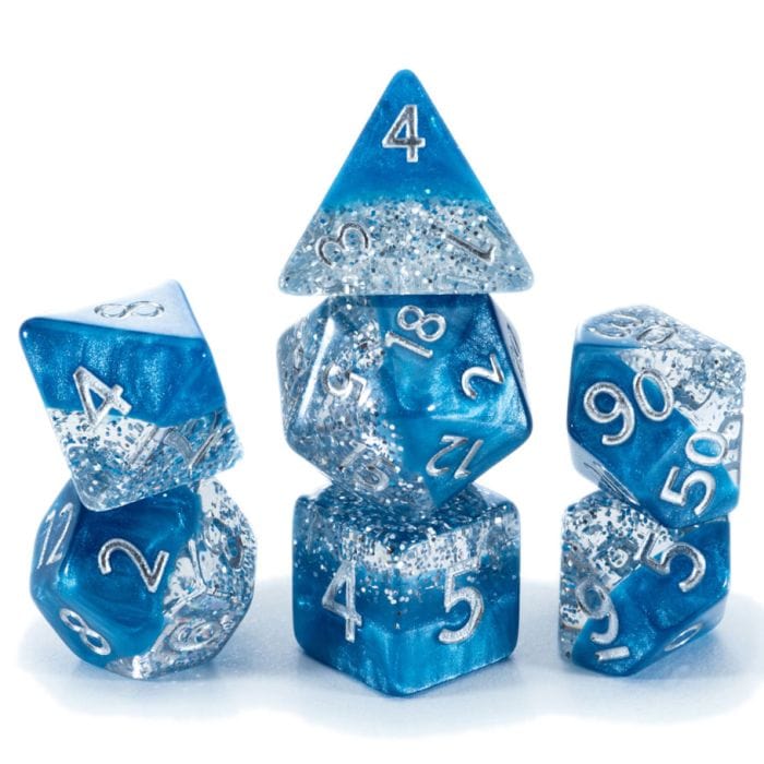 Gate Keeper Games 7 - Set Cube Halfsies: Glitter: Blue - Lost City Toys