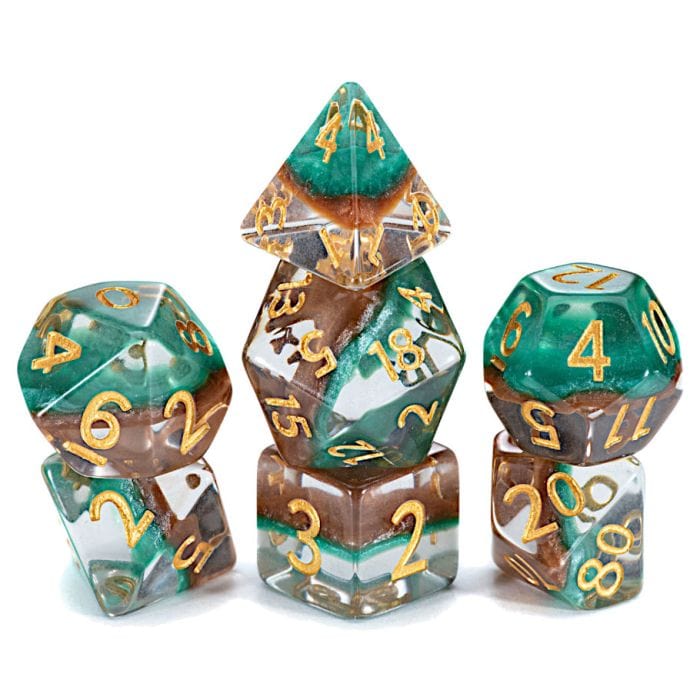 Gate Keeper Games Dice and Dice Bags Gate Keeper Games 7-Set Cube Eclipse: Treant
