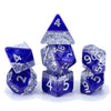 Gate Keeper Games Dice and Dice Bags Gate Keeper Games 7-Set Cube Halfsies: Glitter: Purple
