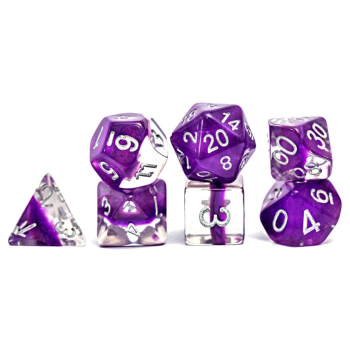 Gate Keeper Games Dice and Dice Bags Gate Keeper Games 7-Set Cube Neutron: Violet