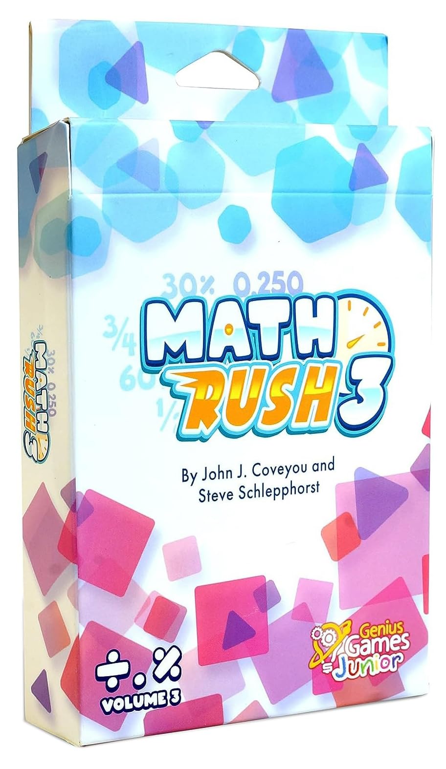 Genius Games Math Rush: 3 - Fractions & Decimals - Lost City Toys