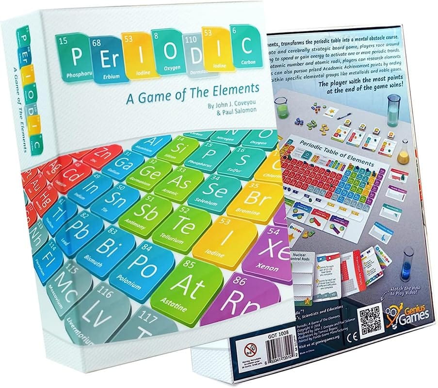 Genius Games Periodic: A Game of The Elements - Lost City Toys