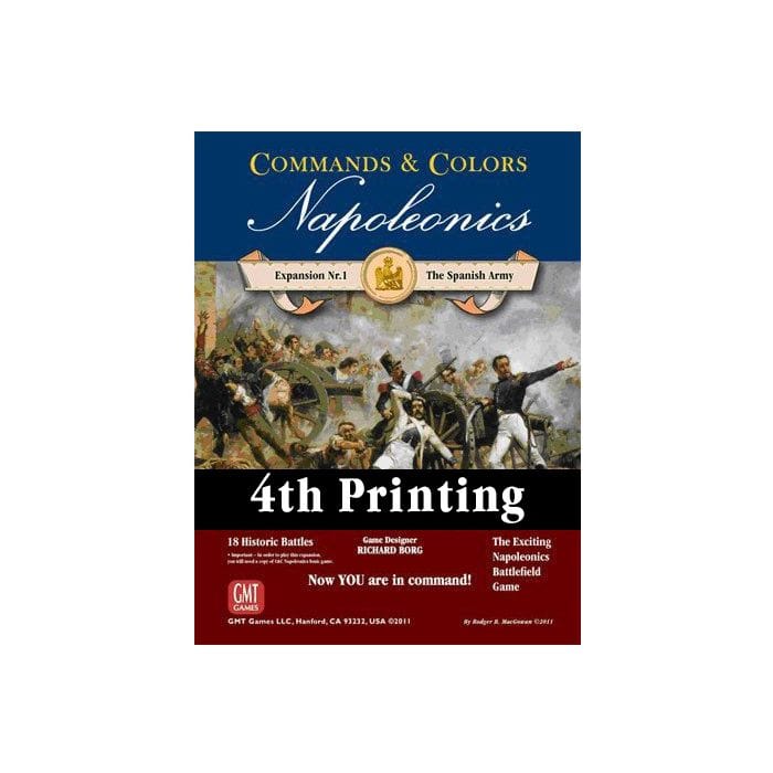 GMT Games Board Games GMT Games Commands & Colors: Napoleonics Spanish Army Expansion (4th Printing)
