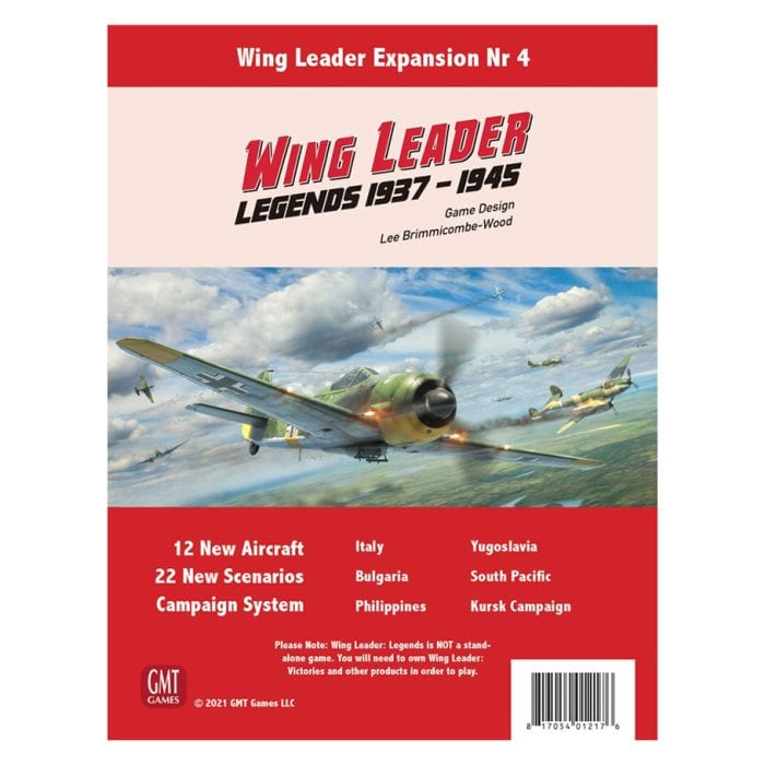 GMT Games Clearance Items GMT Games Wing Leader: Legends