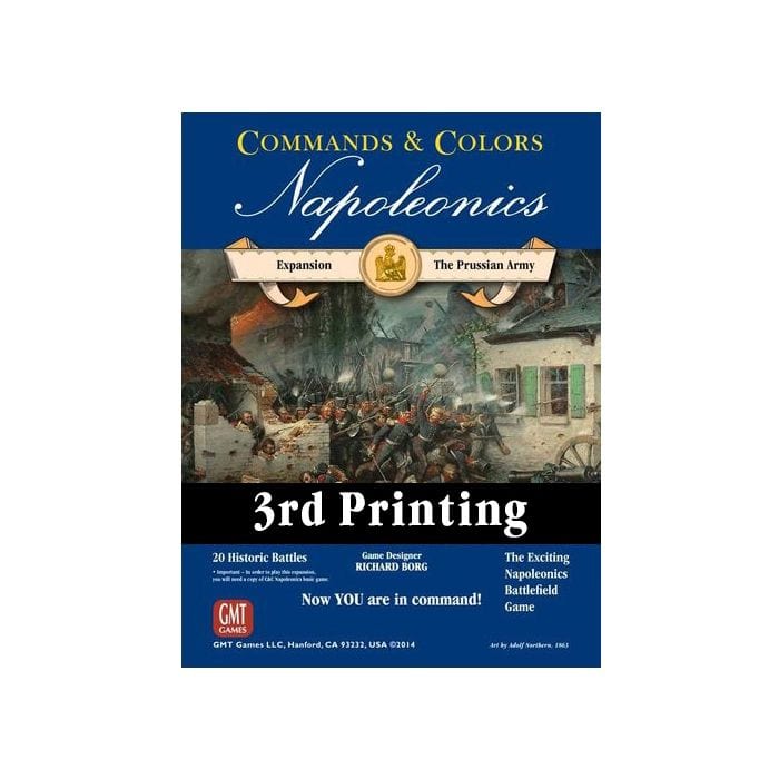 GMT Games Commands & Colors: Napoleonics Prussian Army Expansion (2nd Printing) - Lost City Toys