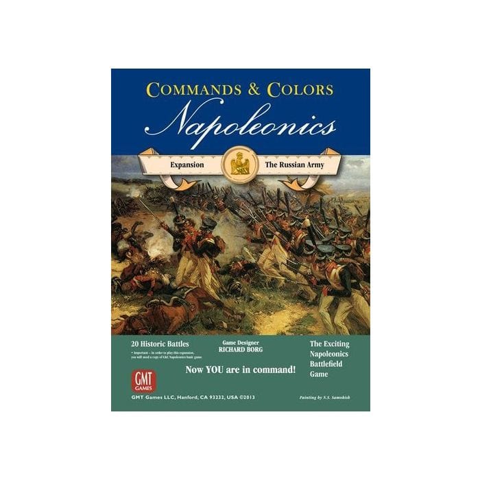 GMT Games Commands & Colors: Napoleonics Russian Army Expansion (3rd Printing) - Lost City Toys