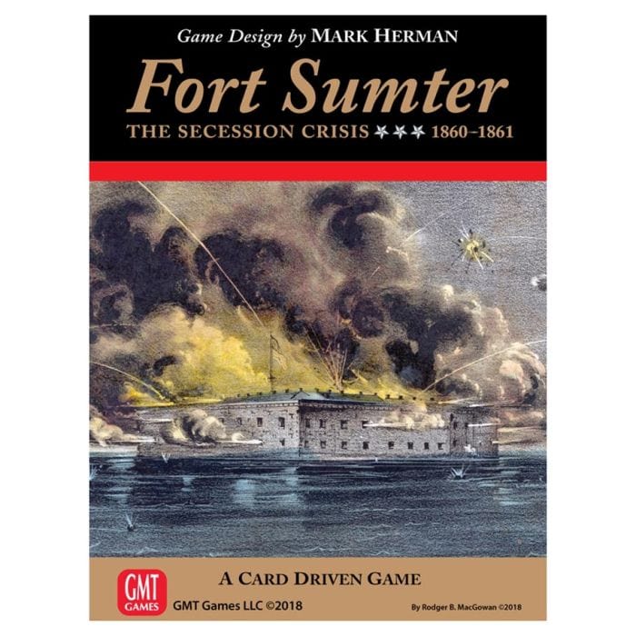 GMT Games Fort Sumter: The Secession Crisis, 1860 - 1861 - Lost City Toys