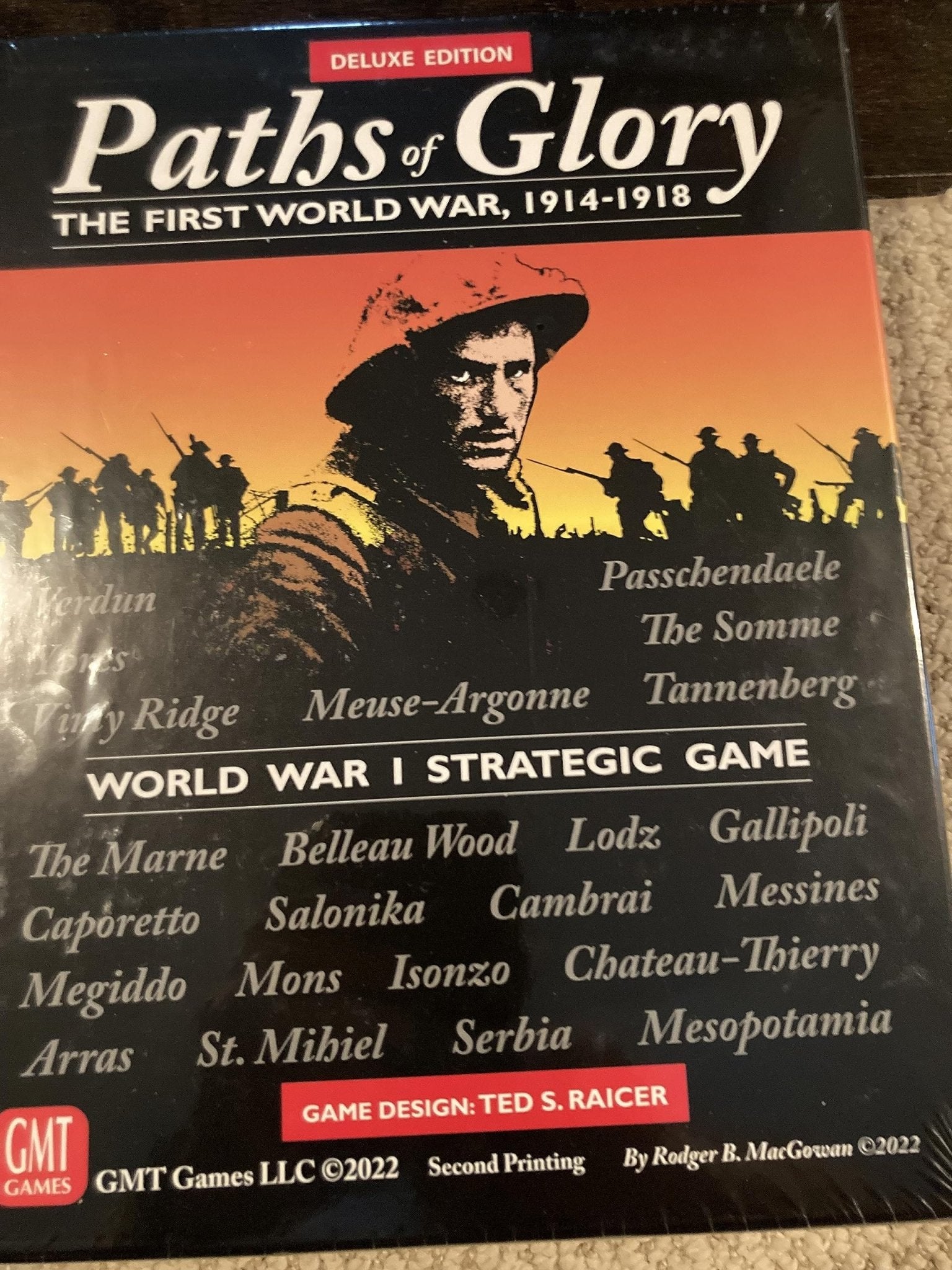 Gmt Games Paths of Glory: The First World War, 1914 - 1918 Delxue Edition - Lost City Toys