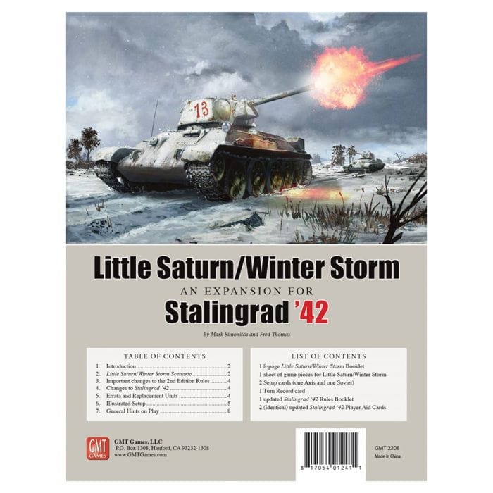 GMT Games Stalingrad '42: Little Saturn Expansion - Lost City Toys