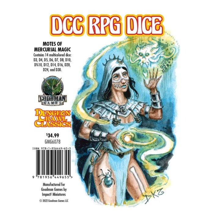 Goodman Games DCC Dice: Motes of Mercurial Magi - Lost City Toys