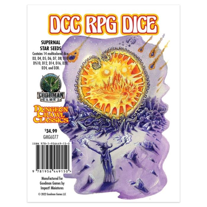 Goodman Games Dice and Dice Bags Goodman Games DCC Dice: Supernal Star Seeds