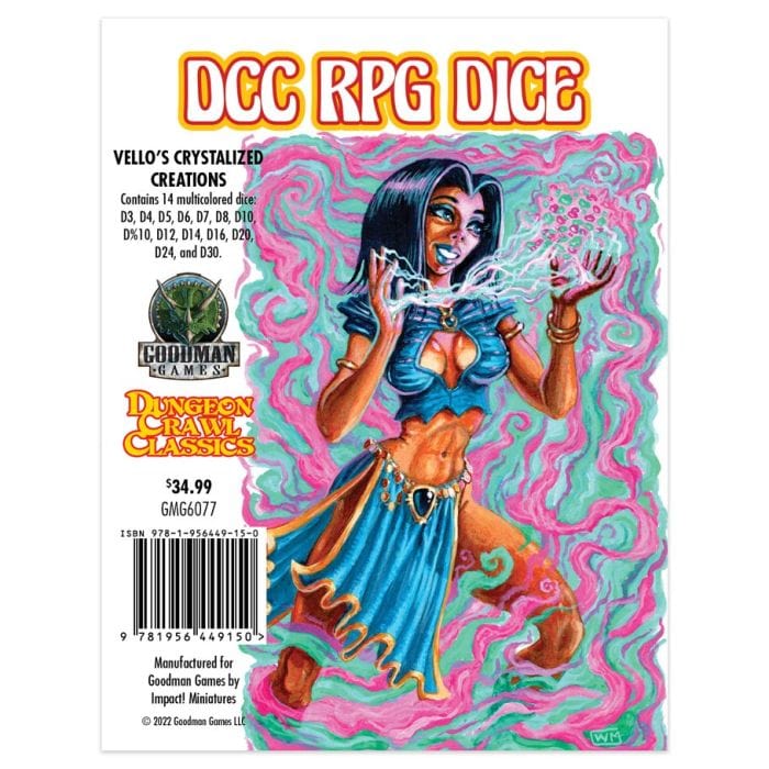 Goodman Games Dice and Dice Bags Goodman Games DCC Dice: Vellos Crystalized Creations
