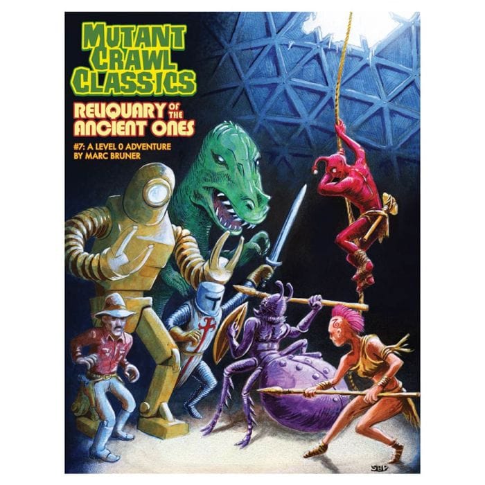Goodman Games Mutant Crawl Classics: #7 Reliquary of the Ancients - Lost City Toys