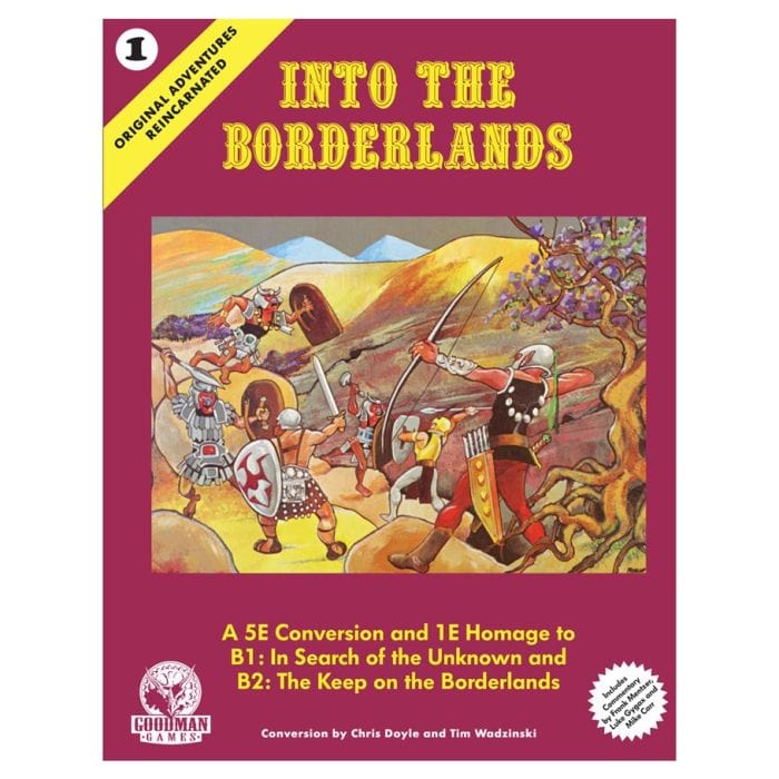 Goodman Games Role Playing Games D&D 5E: Original Adventures Reincarnated #1: Into the Borderlands (Hardcover)