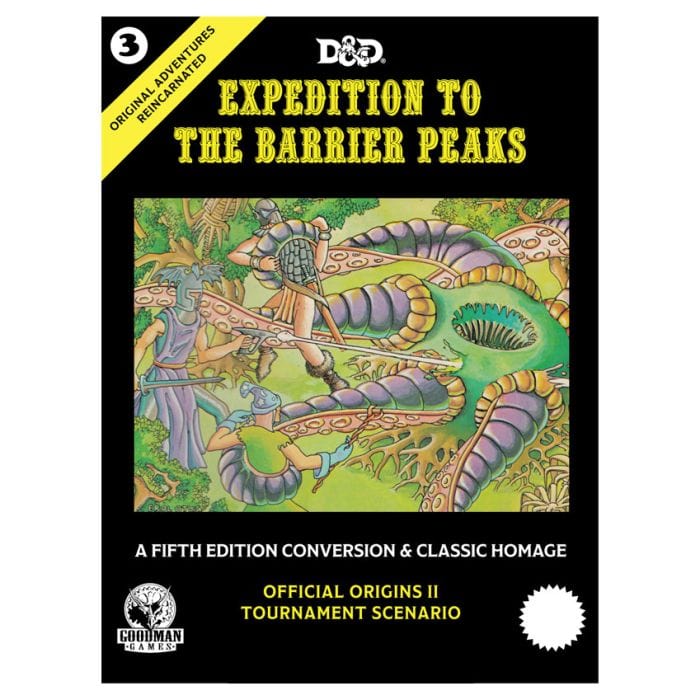 Goodman Games Role Playing Games D&D 5E: Original Adventures Reincarnated #3: Expedition to the Barrier Peaks