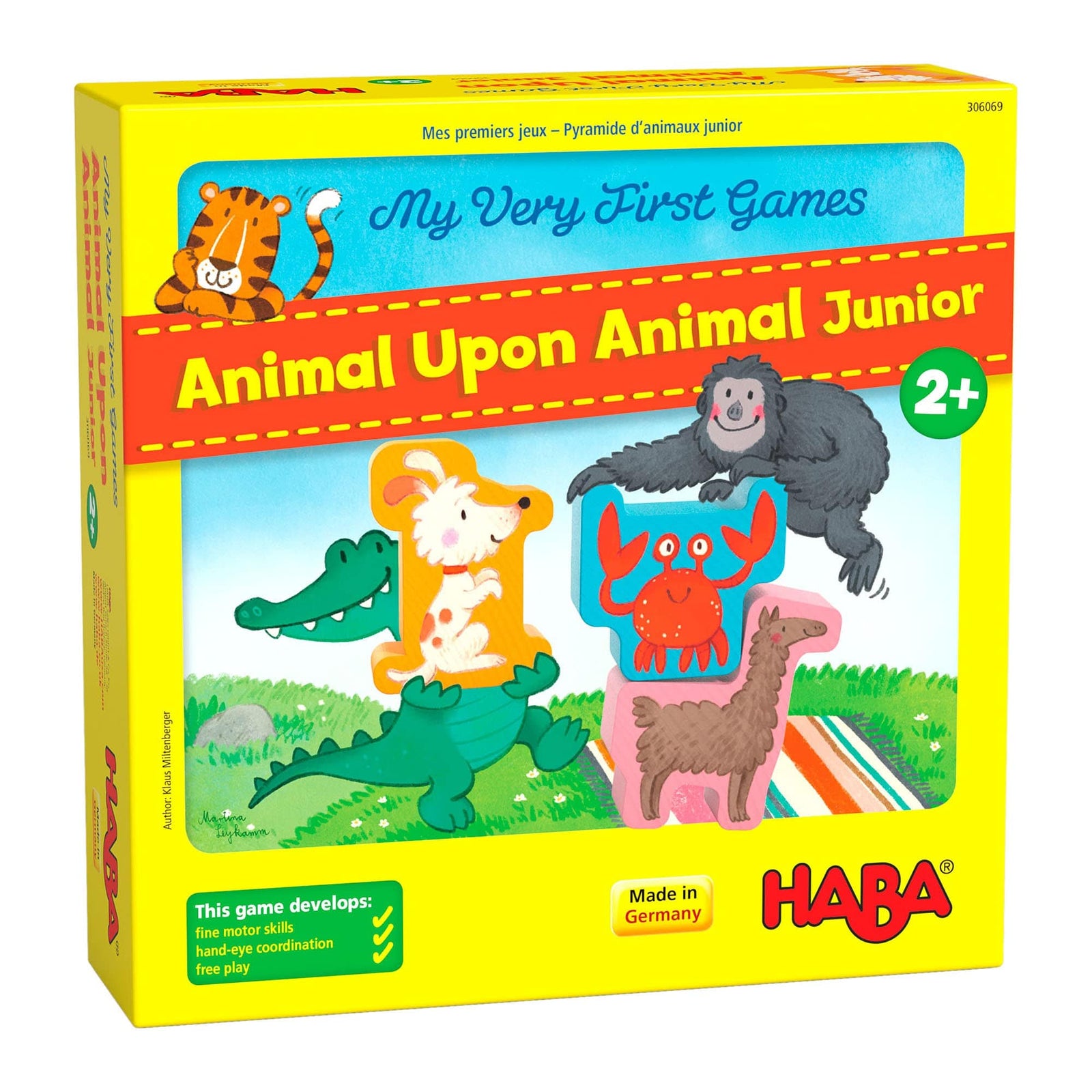 Haba Usa My Very First Games: Animal Upon Animal Junior - Lost City Toys