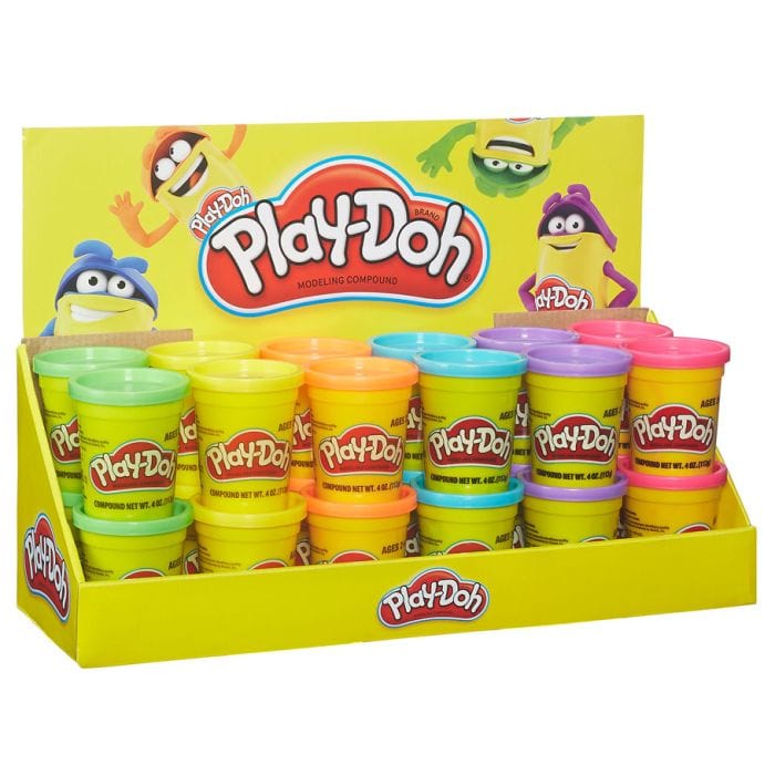 Hasbro Play - Doh: 4oz Single Can Assortment (Pack of 24) - Lost City Toys