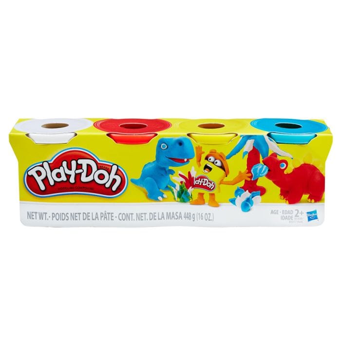 Hasbro Play - Doh: Primary Color 4oz Assortment (Pack of 8) - Lost City Toys