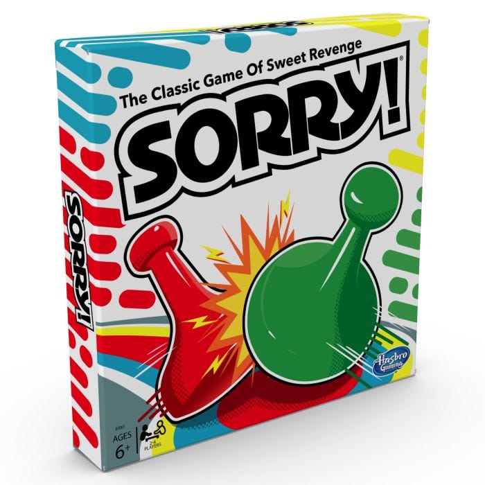 Hasbro Sorry! Game - Lost City Toys