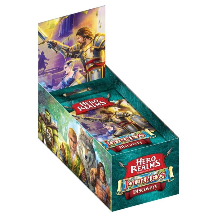 Hero Realms Deckbuilding Game: Journeys: Discovery Booster DISPLAY (12) - Lost City Toys