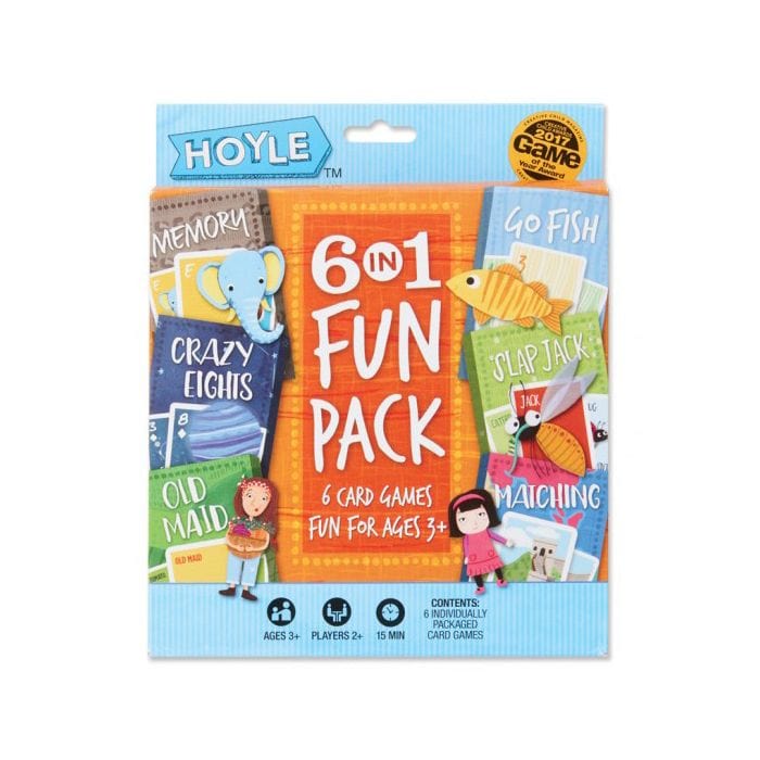 Hoyle Child Card Games: 6 in 1 Fun Pack - Lost City Toys