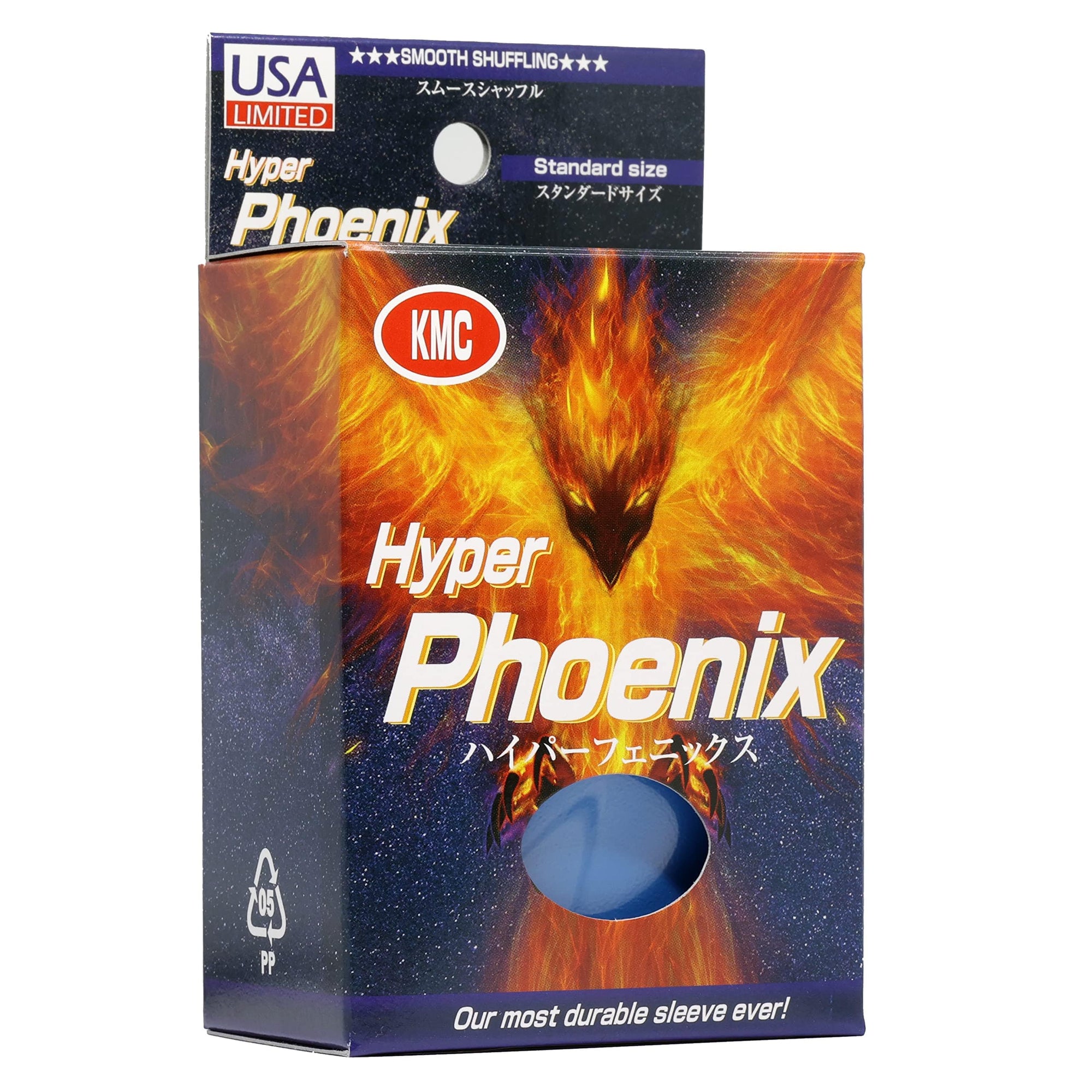 Kmc Usa, LLC Accessories Kmc Usa Sleeves: Hyper Phoenix Matte Blue (100)