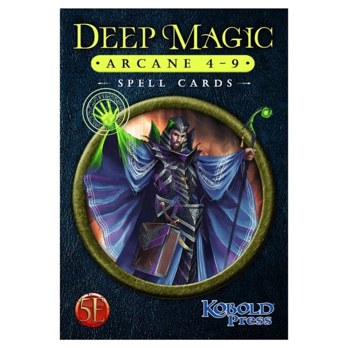 Kobold Press D&D 5E: Deep Magic Spell Cards: Arcane 4 - 9 - Lost City Toys