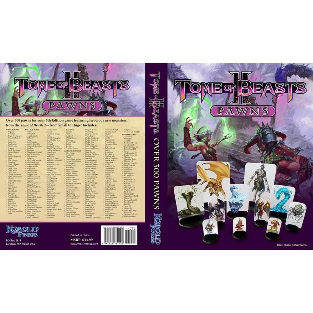 Kobold Press Tome of Beasts 2: Pawns (5E) - Lost City Toys