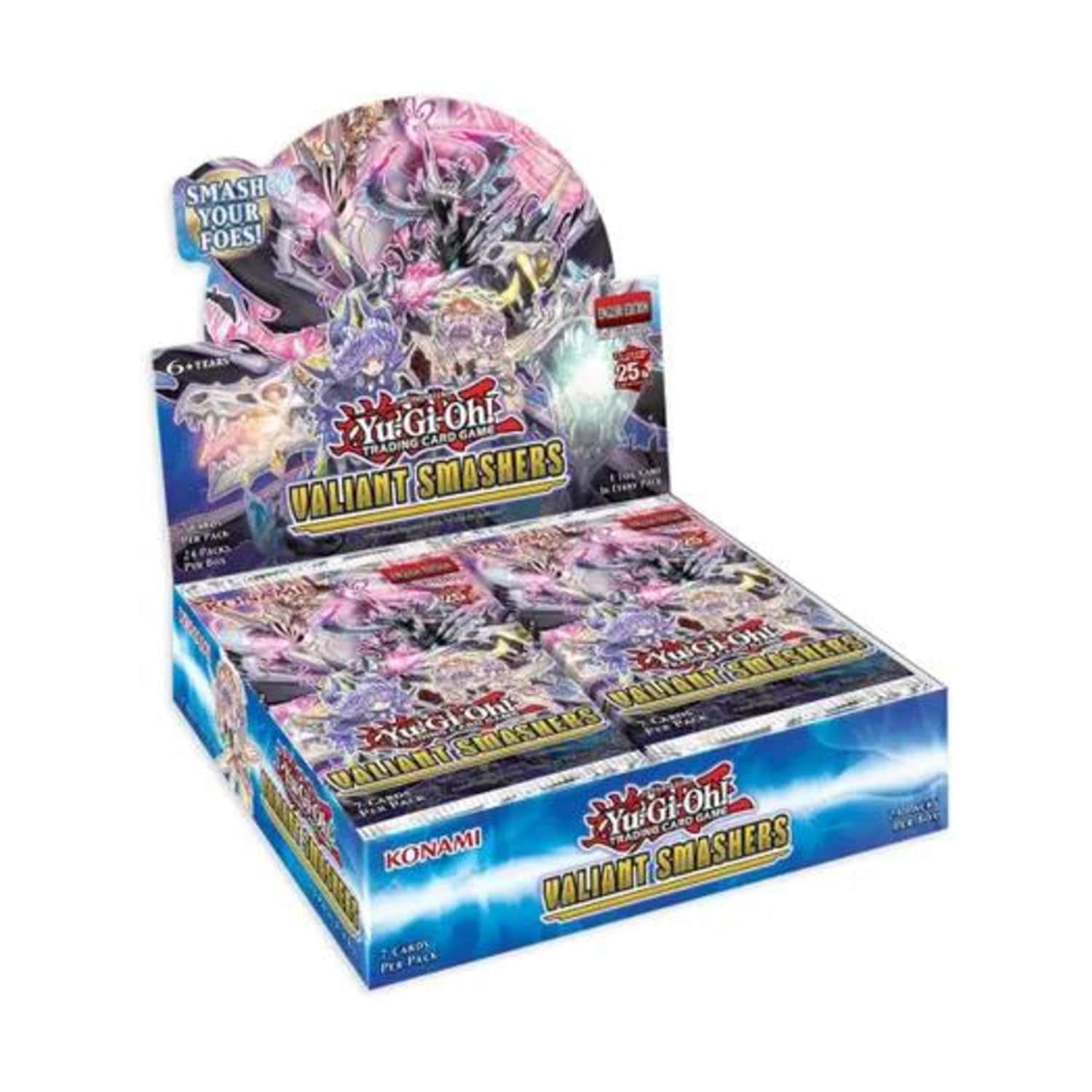 Konami Digital Entertainment Collectible Card Games Yu-Gi-Oh! TCG: Valiant Smashers Booster Display (24)