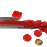 Koplow Games Mini Poker Chip Tube - Red (50) - Lost City Toys