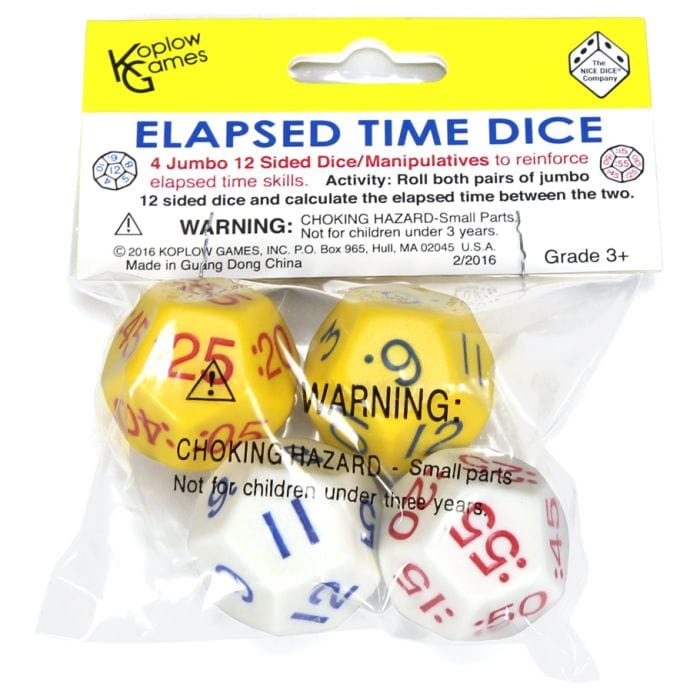 Koplow Time Dice Elapsed - Lost City Toys