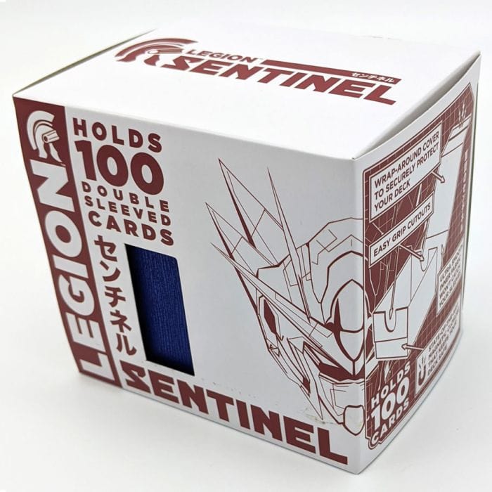 Legion Supplies Deck Box: Sentinel 100 Blue - Lost City Toys
