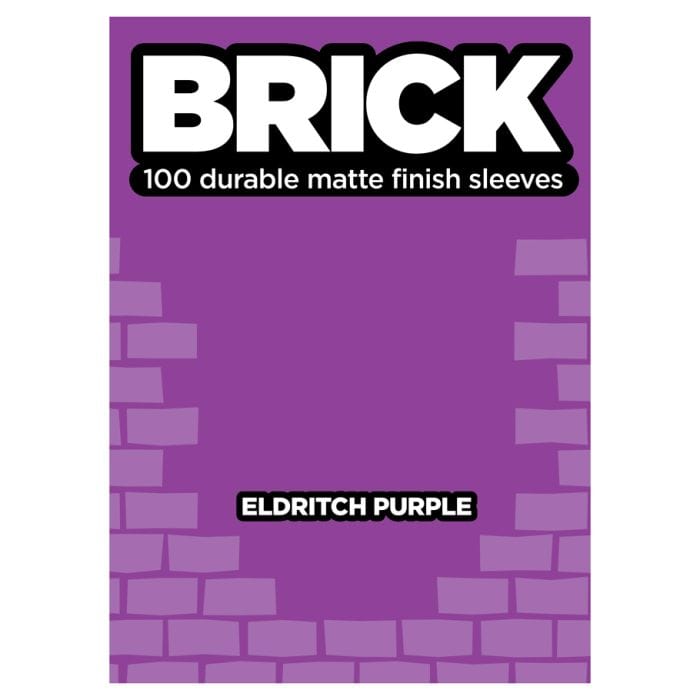 Legion Supplies Deck Protector: Brick Eldritch Purple (100) - Lost City Toys
