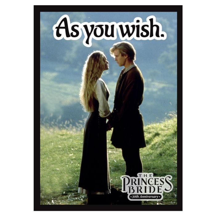 Legion Supplies Deck Protector: The Princess Bride: As You Wish (50) - Lost City Toys