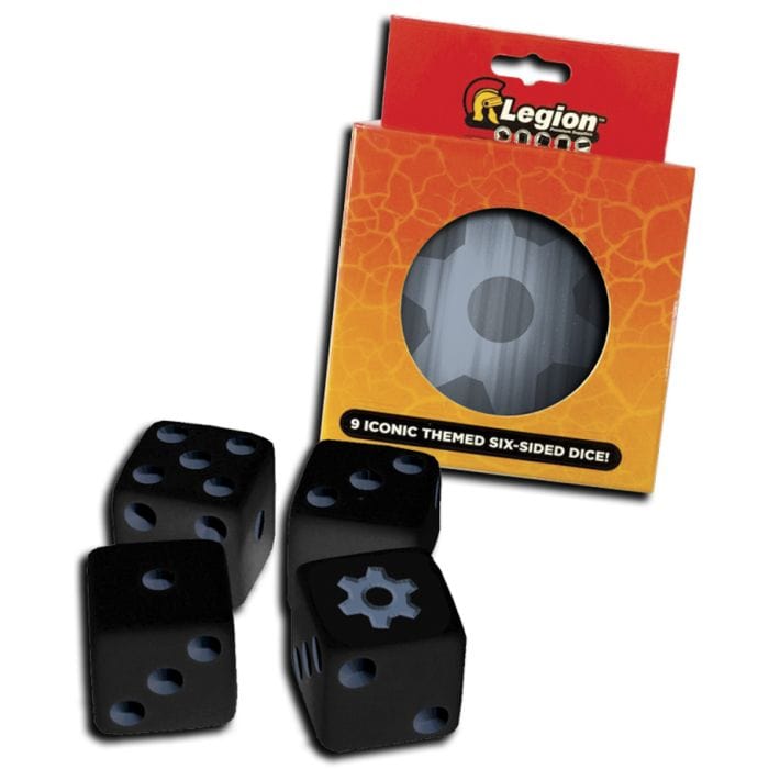 Legion Supplies Iconic Dice Tins: Gear (9) - Lost City Toys