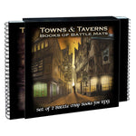 Loke Battle Mats Battle Mats: Book of Battle Mats - Towns & Taverns - Lost City Toys