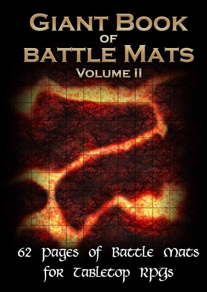 Loke Battle Mats Battle Mats: Giant Book of Battle Mats - Volume II - Lost City Toys