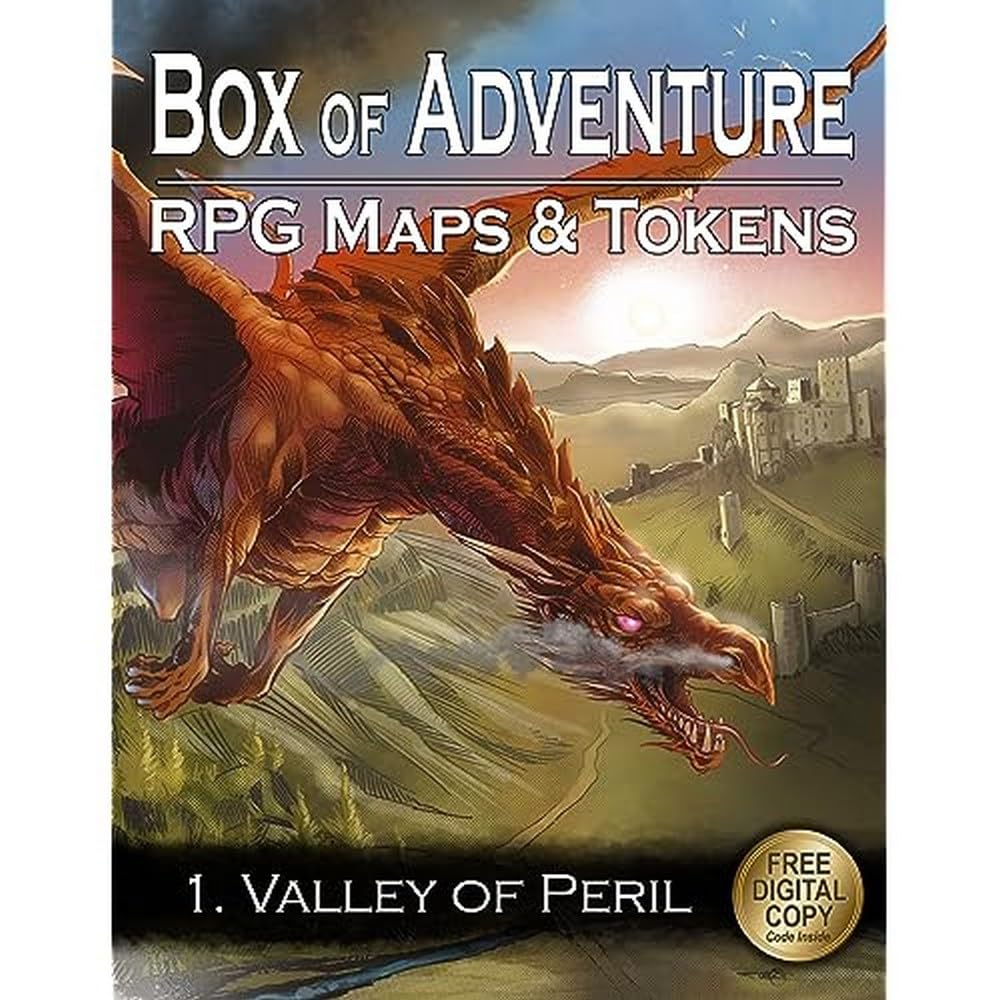 Loke Battle Mats Box of Adventure: Valley of Peril - Lost City Toys