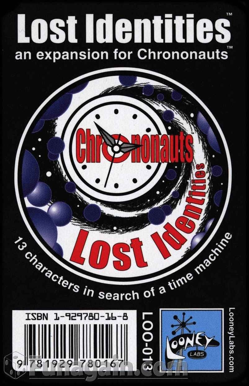 Looney Labs Chrononauts: Lost Identities Booster Pack (DISPLAY 20) - Lost City Toys