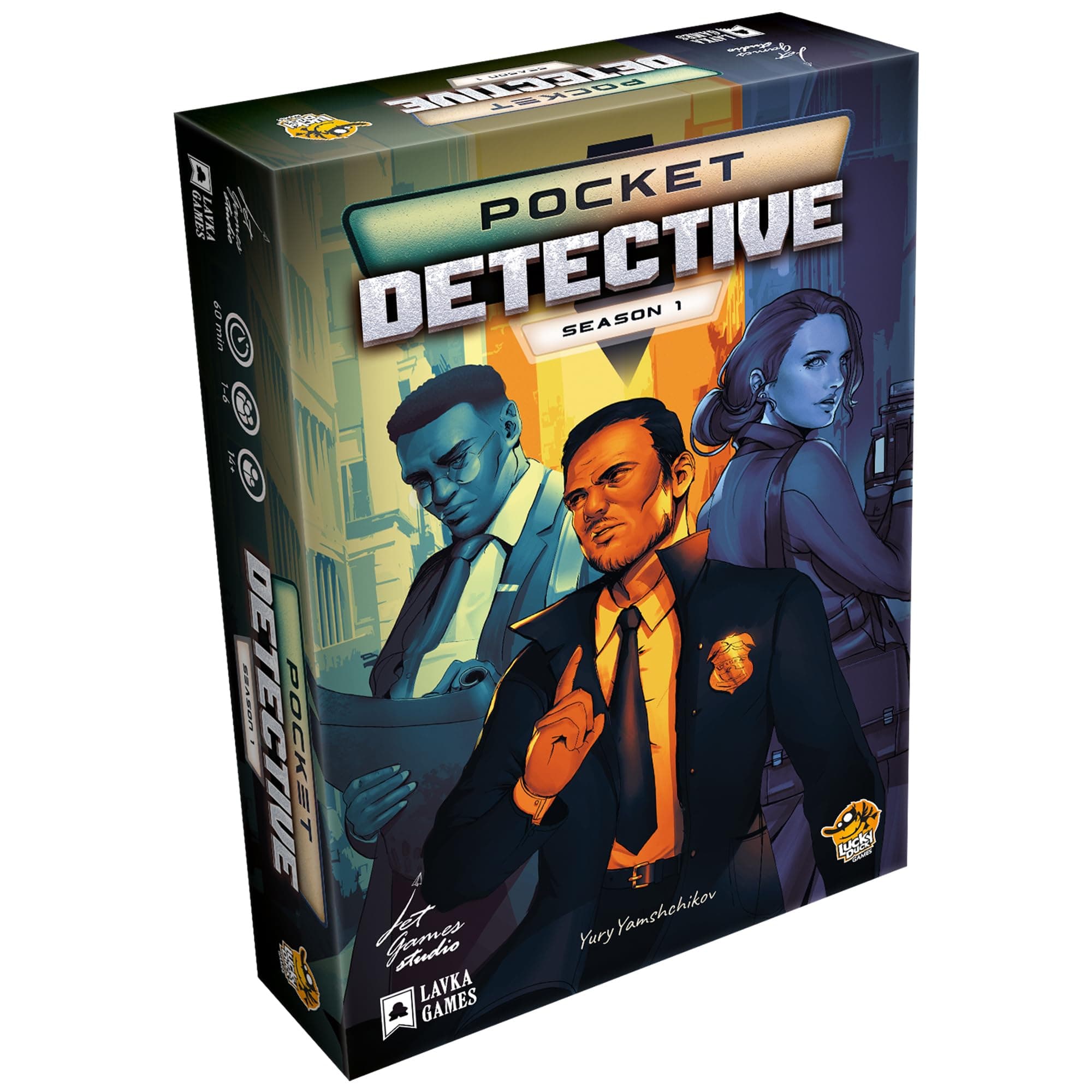 Lucky Duck Games Board Games Lucky Duck Games Pocket Detective: Season One