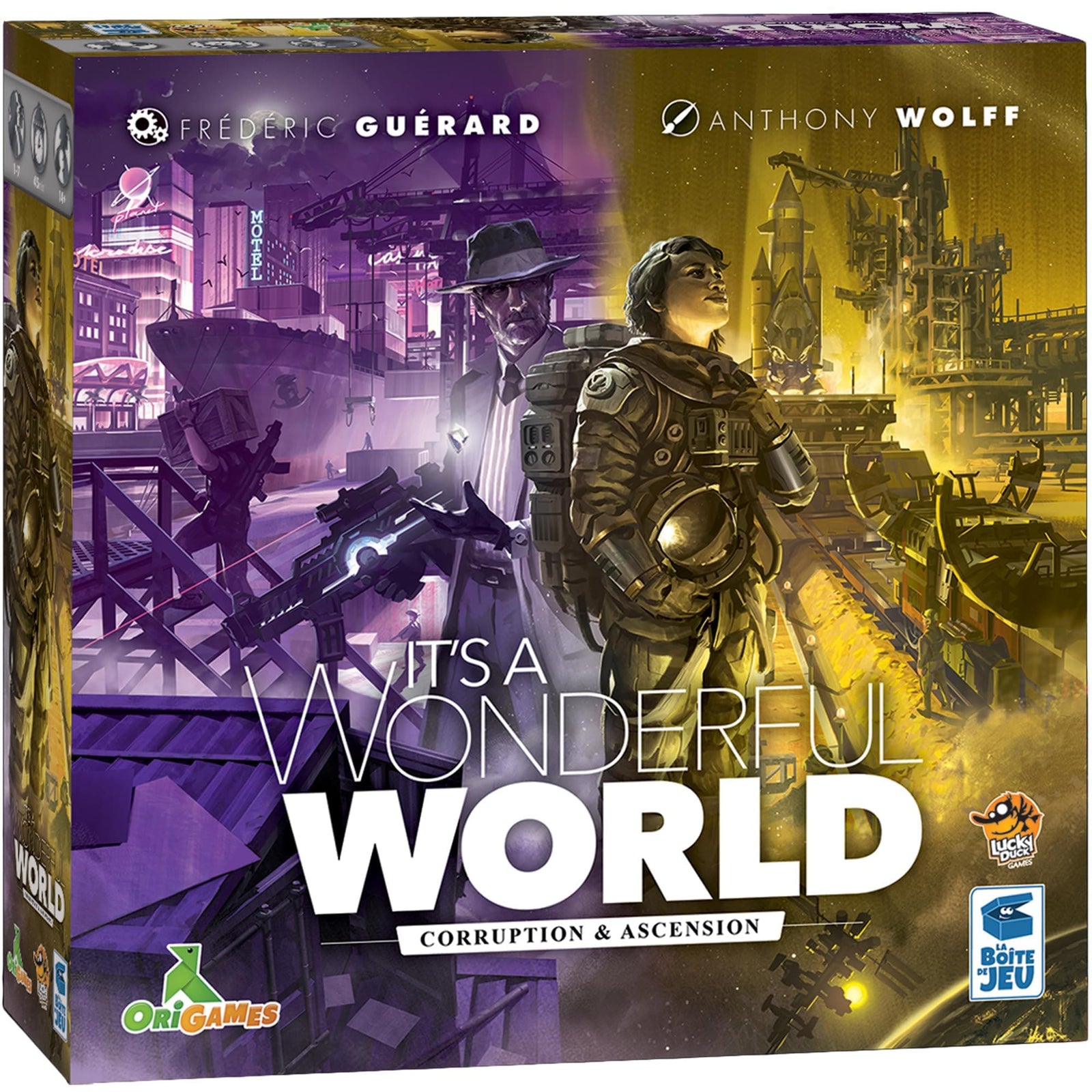 Lucky Duck Games Its a Wonderful World: Corruption & Ascension Expansion - Lost City Toys