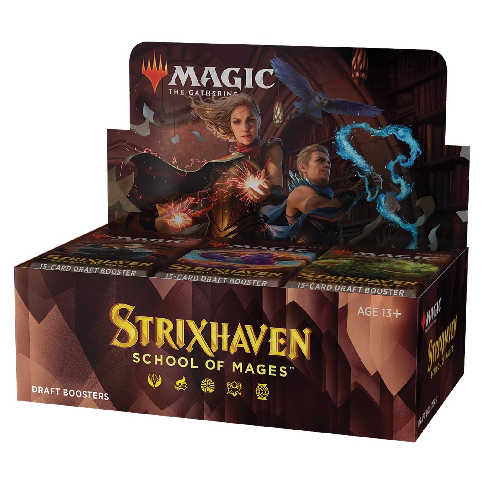 Magic the Gathering CCG: Strixhaven - School of Mages Draft Booster Display (36) - Lost City Toys