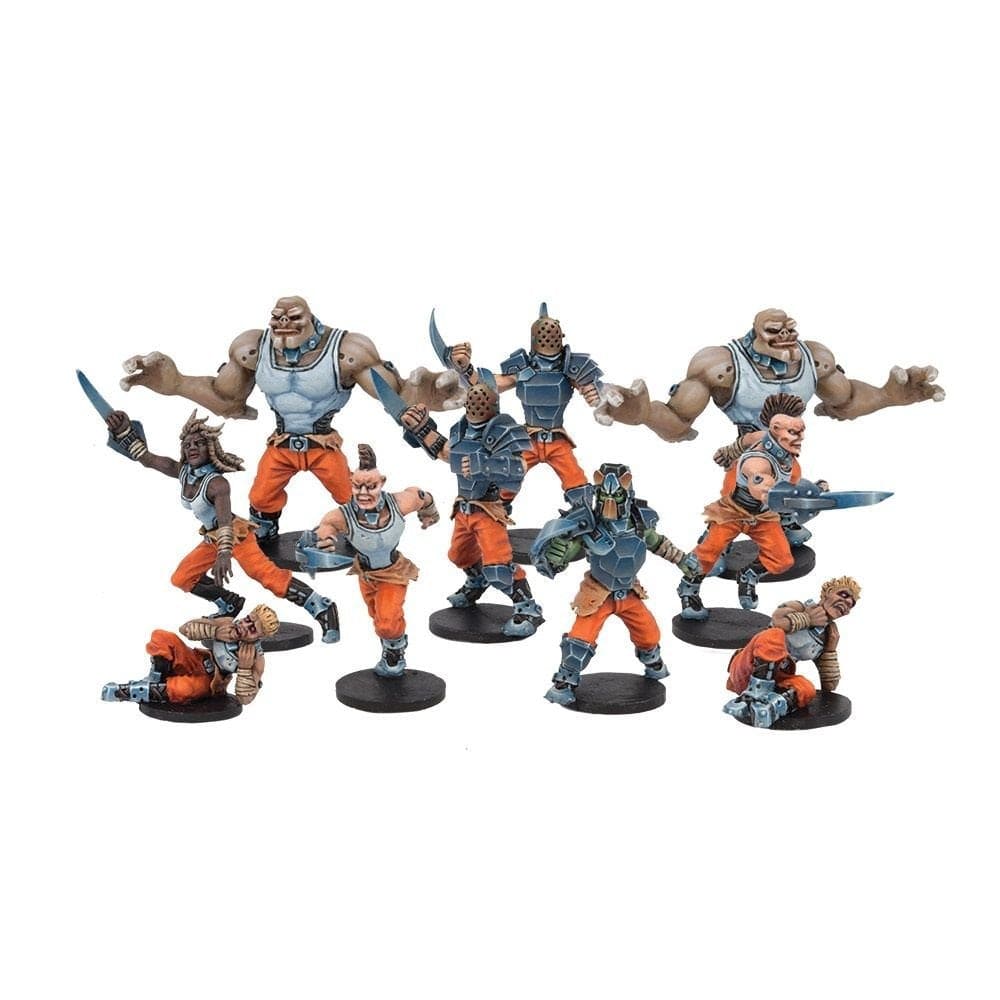 Mantic Entertainment Dreadball Season 5: Long Rock Lifers, Convict Team (10) - Lost City Toys