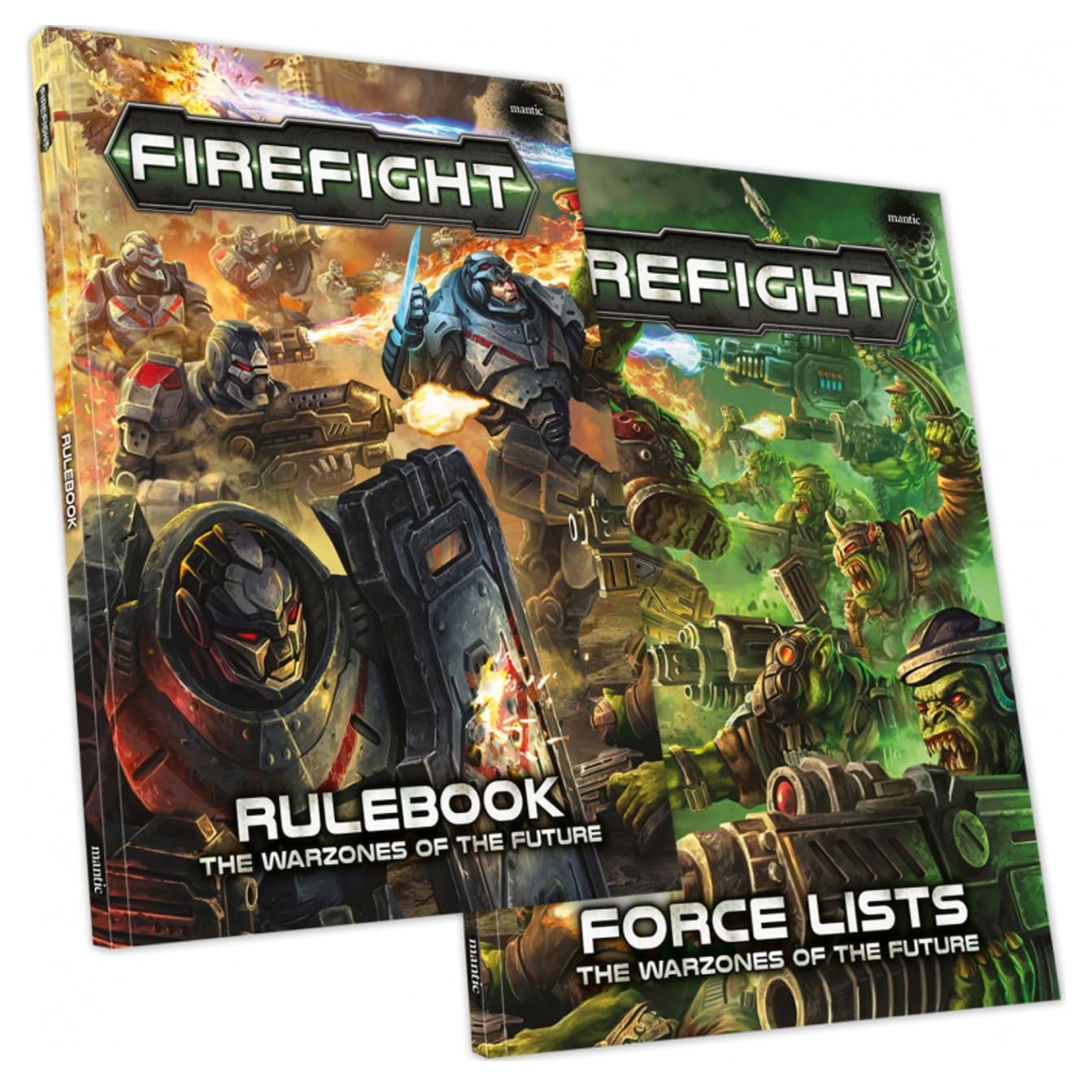 Mantic Entertainment Firefight: Rule Book and Counter Combo (Mantic Essentials) - Lost City Toys