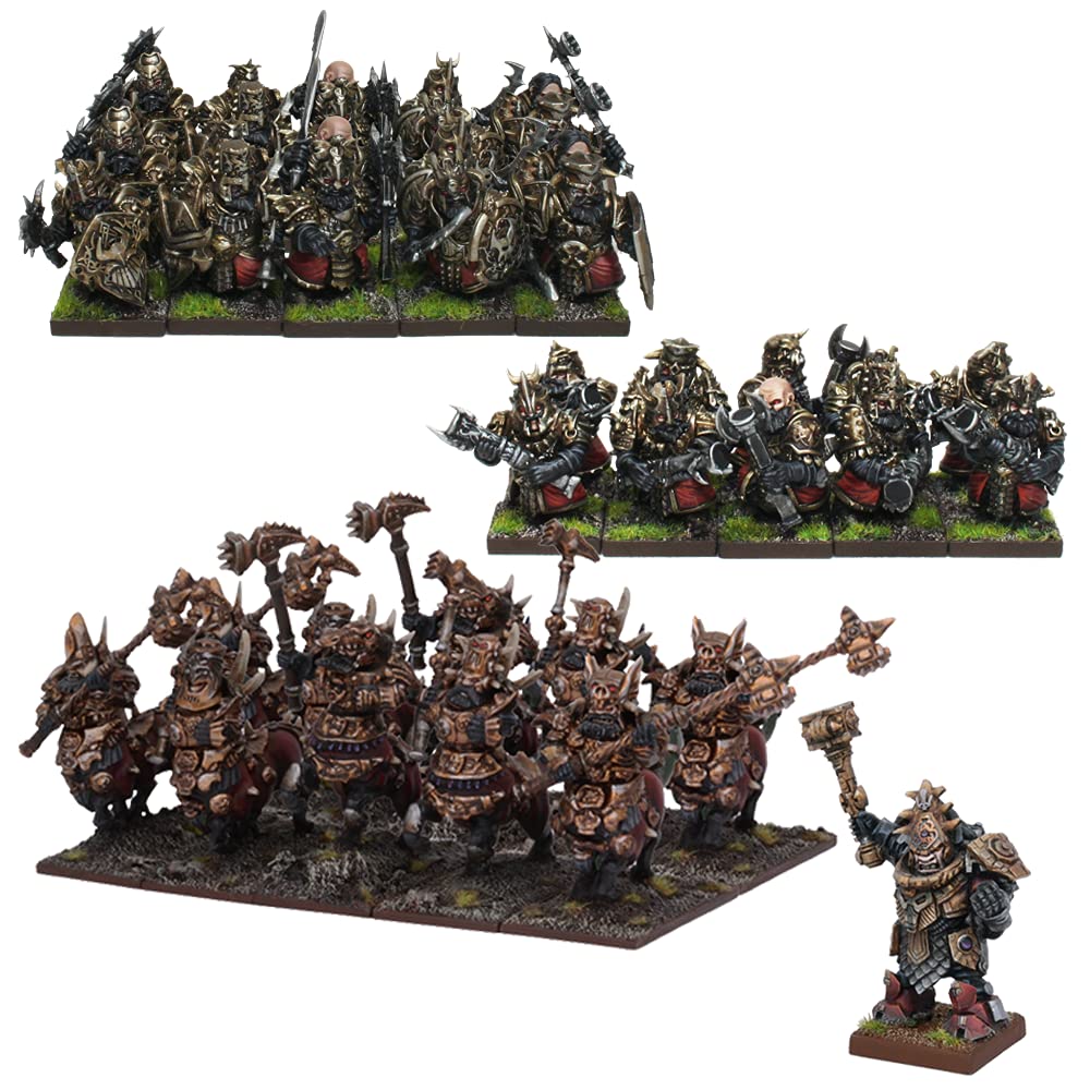 Mantic Entertainment Miniatures Games Mantic Entertainment Kings of War: Abyssal Dwarf Army (40) (Mantic Essentials)