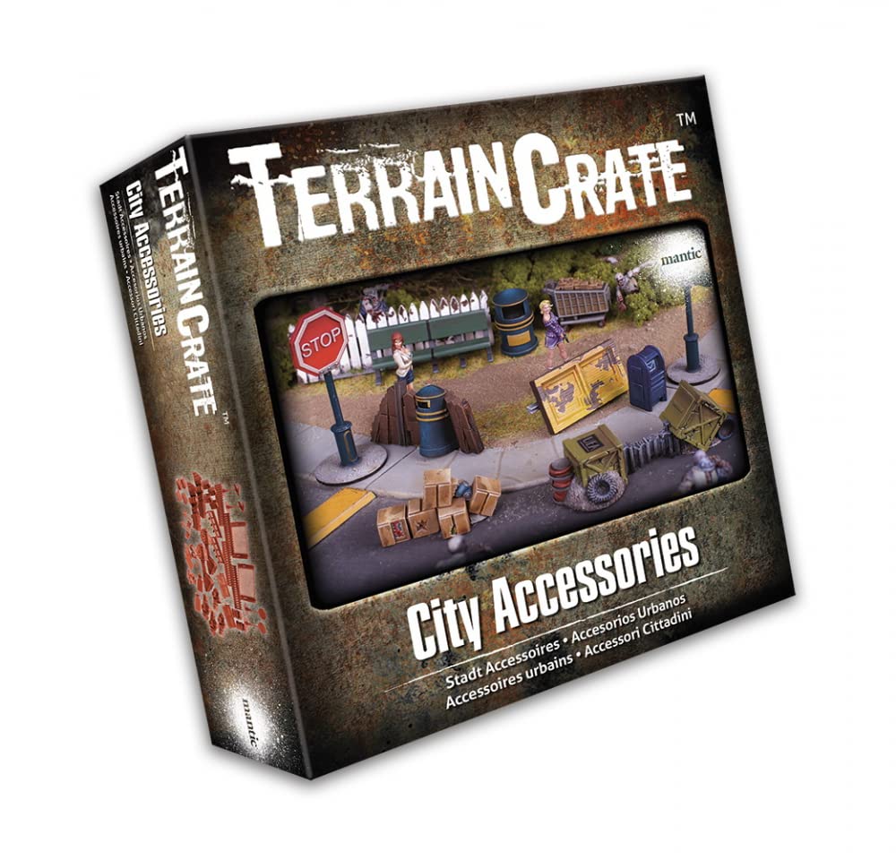 Mantic Entertainment TerrainCrate: City Accessories - Lost City Toys